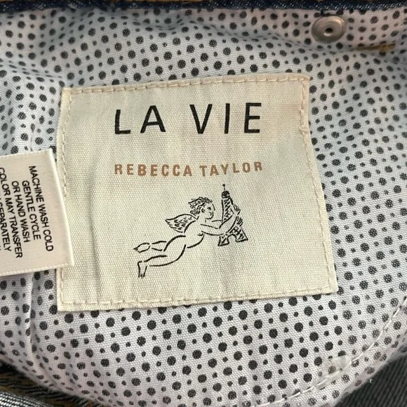 Rebecca Taylor x La Vie Crop Straight Jeans - Picture 9 of 11